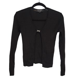 Beautiful Laundry By Shelli Segal Black Top Sweater Size S